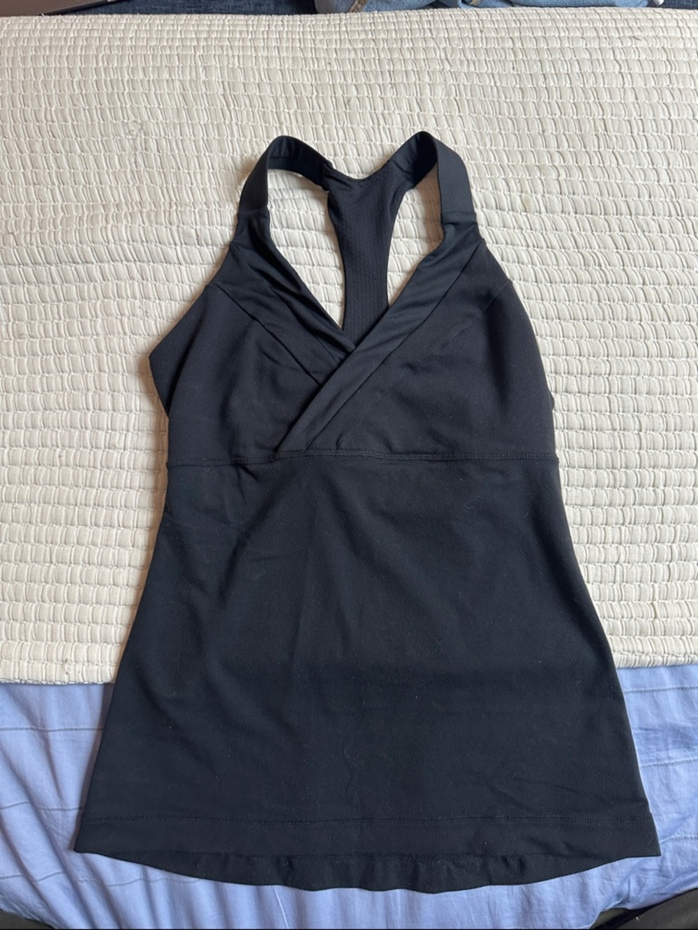 lululemon athletica Black Racerback Tank Top